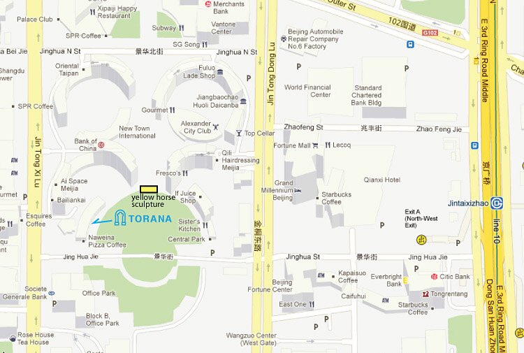 address Torana Clean Air Center Central Park Beijing map